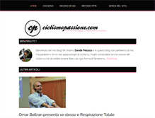 Tablet Screenshot of ciclismopassione.com